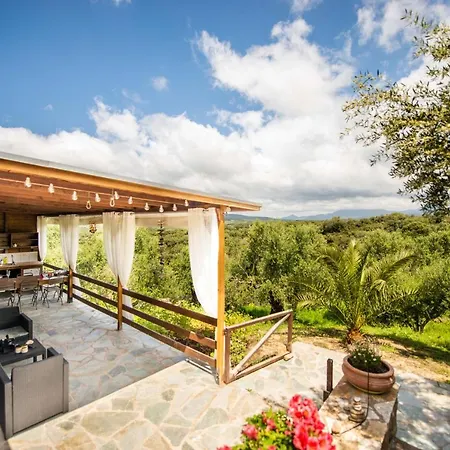 Hakuna Matata Holidays Wooden Lodge With Airco & Pool In Greek Olive Grove Methoni  Exterior foto