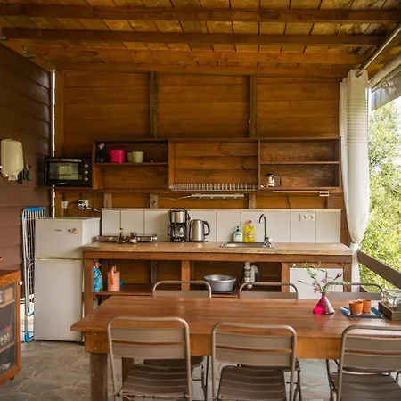 Hakuna Matata Holidays Wooden Lodge With Airco & Pool In Greek Olive Grove Methoni  Exterior foto